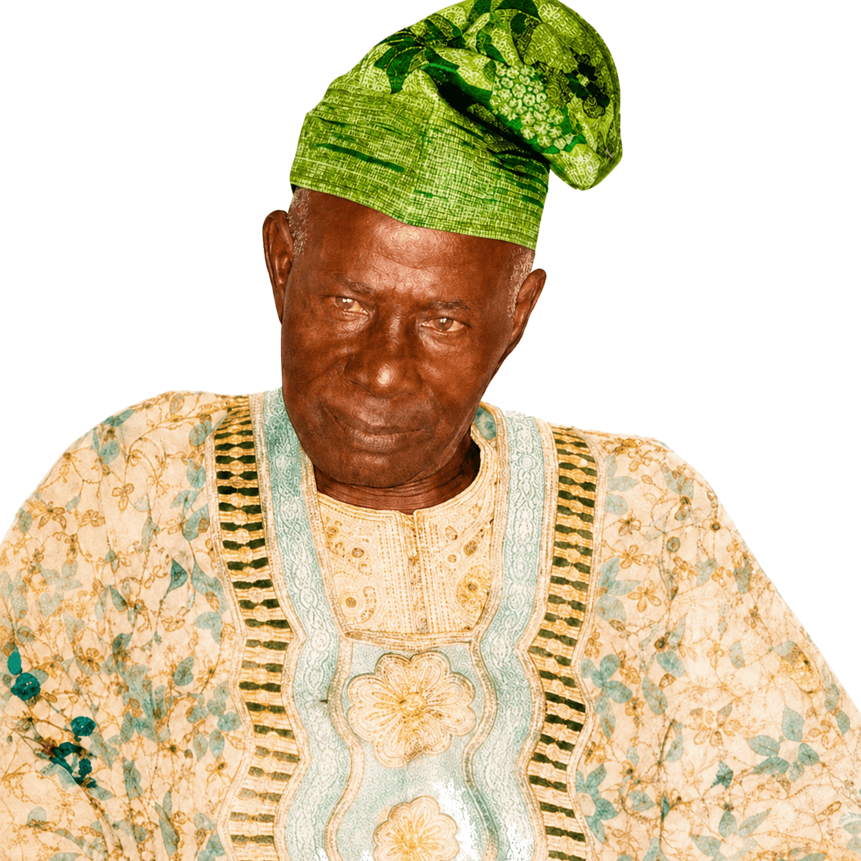 Restored portrait of Alhaji Tioluwalase Baba Muyi Majekodunmi